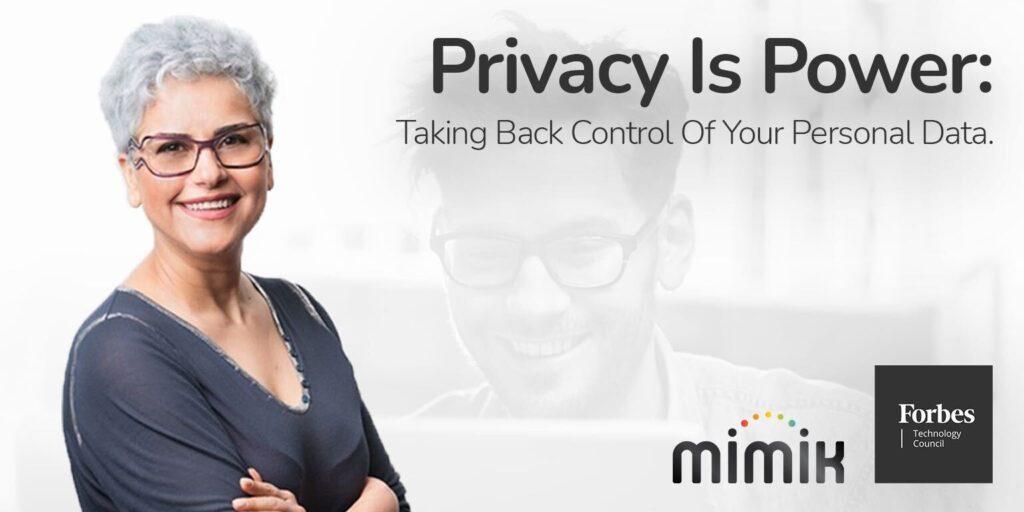 Privacy Is Power: Taking Back Control Of Your Personal Data
